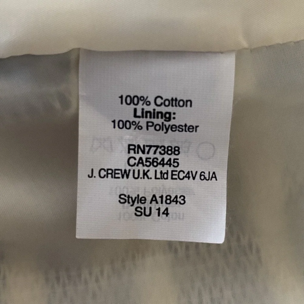 J.Crew Navy White Striped Cotton Pique Pencil Skirt A1843 Womens 0 Nautical